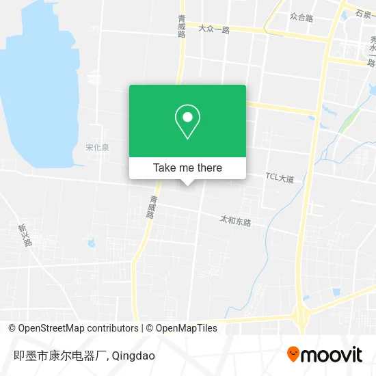 即墨市康尔电器厂 map