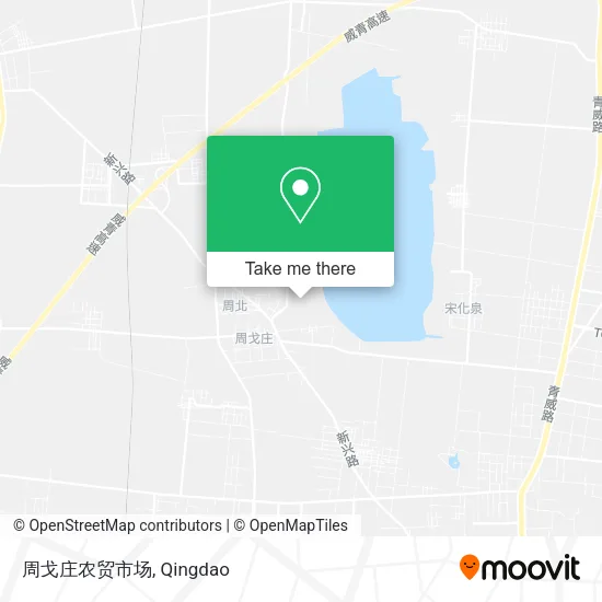周戈庄农贸市场 map