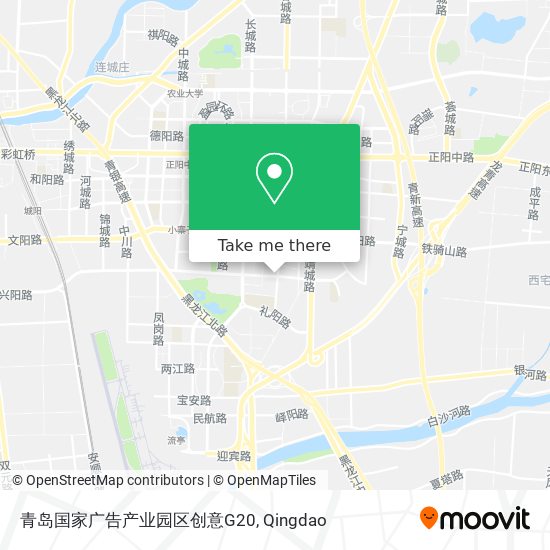 青岛国家广告产业园区创意G20 map