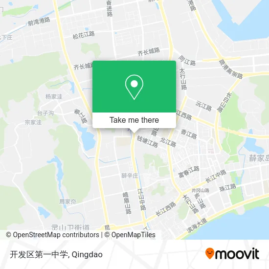 开发区第一中学 map