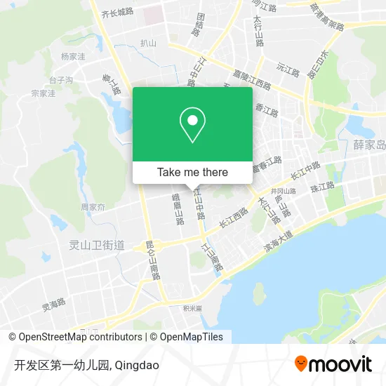 开发区第一幼儿园 map