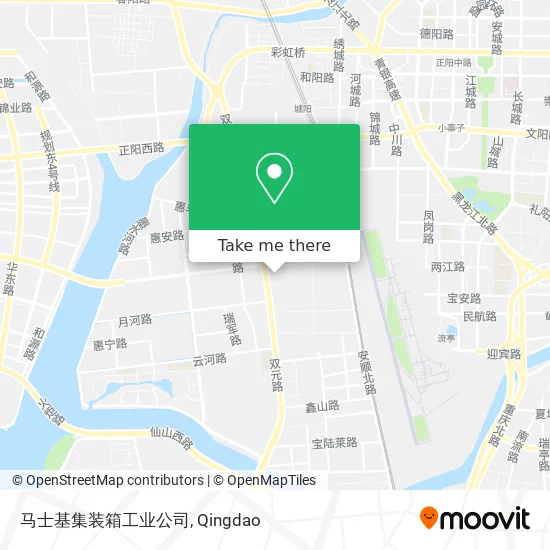 马士基集装箱工业公司 map