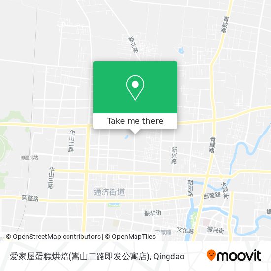 爱家屋蛋糕烘焙(嵩山二路即发公寓店) map