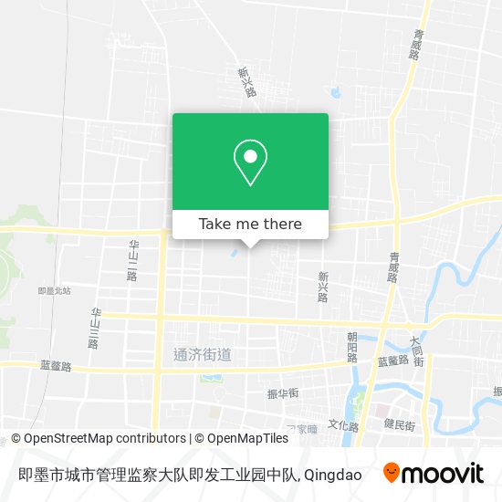 即墨市城市管理监察大队即发工业园中队 map