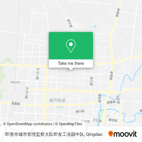 即墨市城市管理监察大队即发工业园中队 map