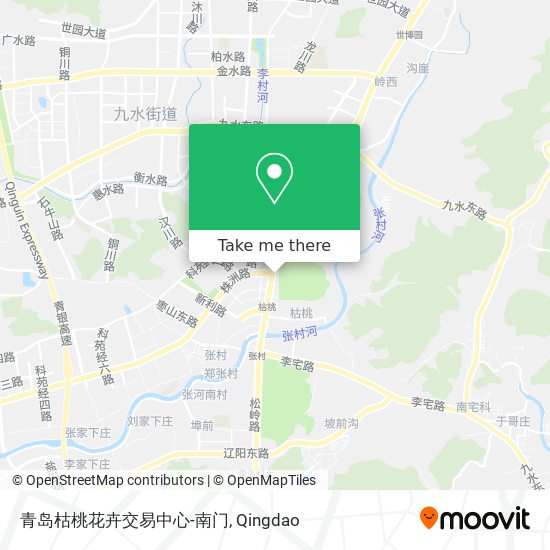 青岛枯桃花卉交易中心-南门 map