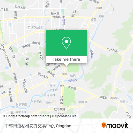 中韩街道枯桃花卉交易中心 map