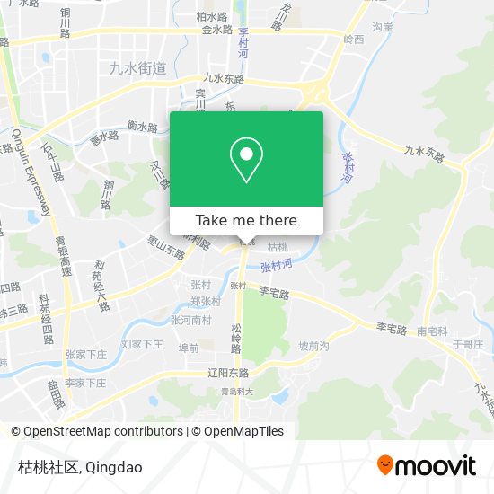 枯桃社区 map