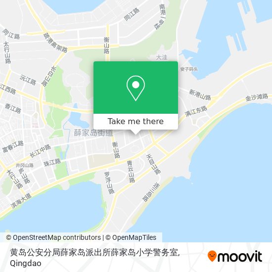 黄岛公安分局薛家岛派出所薛家岛小学警务室 map