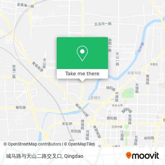 城马路与天山二路交叉口 map