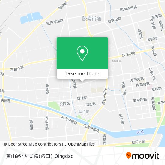 黄山路/人民路(路口) map