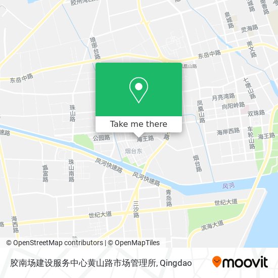 胶南场建设服务中心黄山路市场管理所 map