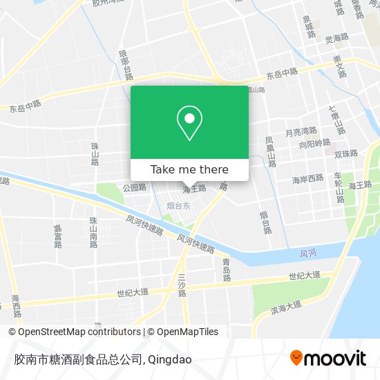 胶南市糖酒副食品总公司 map