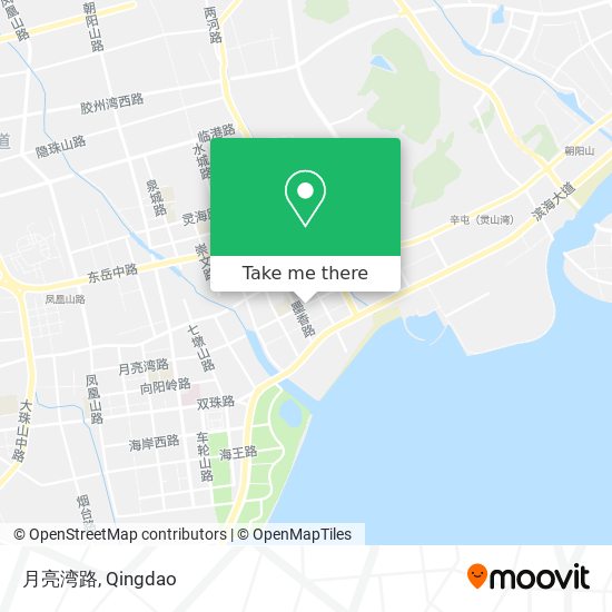 月亮湾路 map
