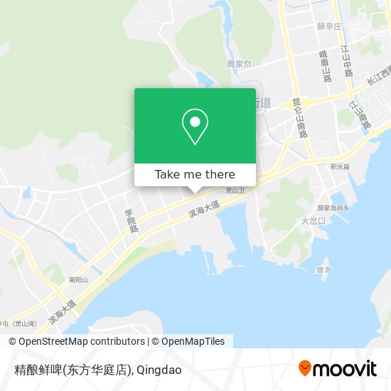 精酿鲜啤(东方华庭店) map