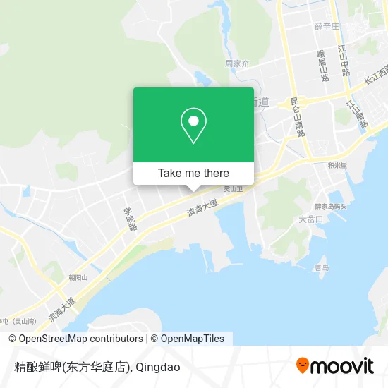精酿鲜啤(东方华庭店) map