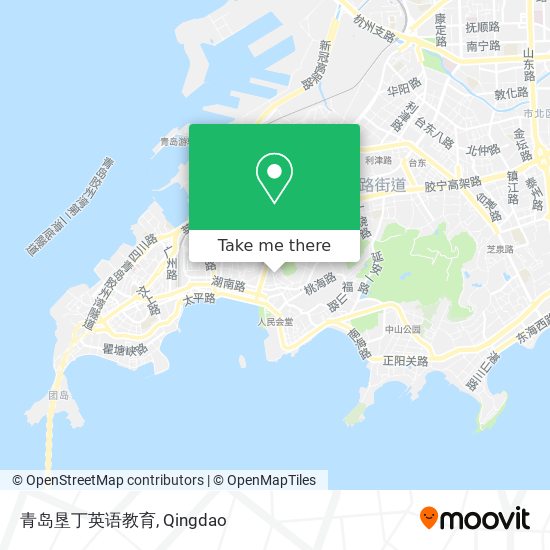 青岛垦丁英语教育 map