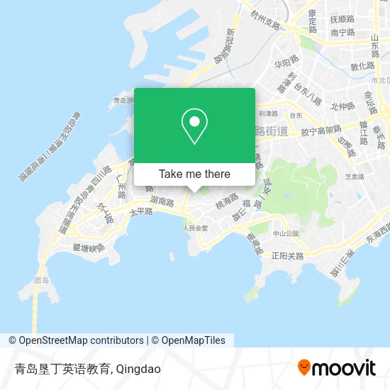 青岛垦丁英语教育 map