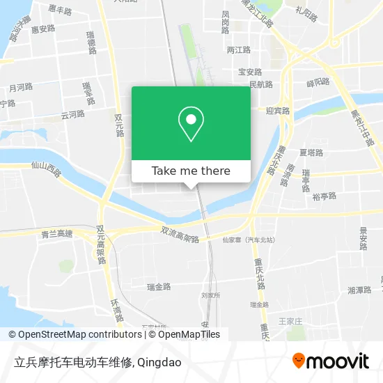 立兵摩托车电动车维修 map