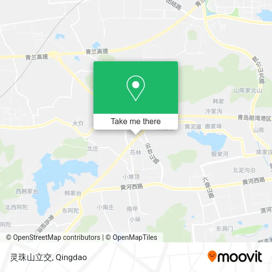 灵珠山立交 map