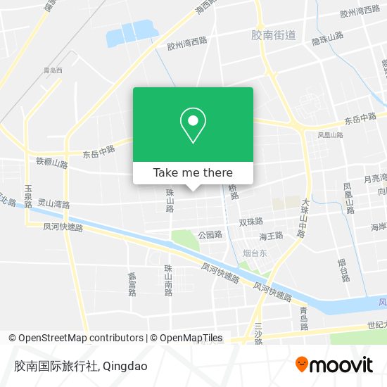 胶南国际旅行社 map