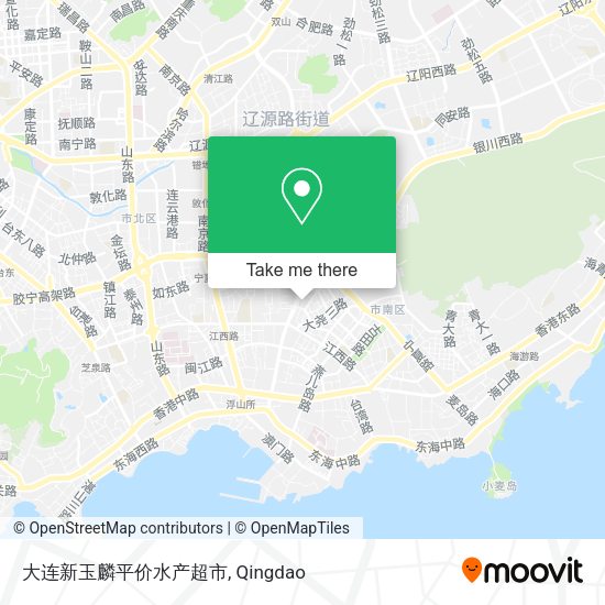 大连新玉麟平价水产超市 map