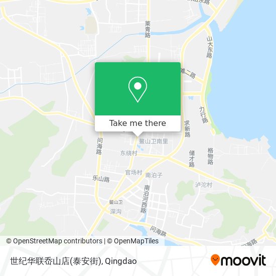 世纪华联岙山店(泰安街) map