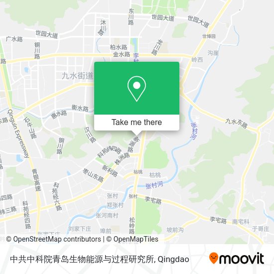 中共中科院青岛生物能源与过程研究所 map