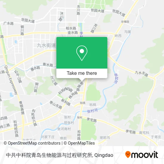 中共中科院青岛生物能源与过程研究所 map
