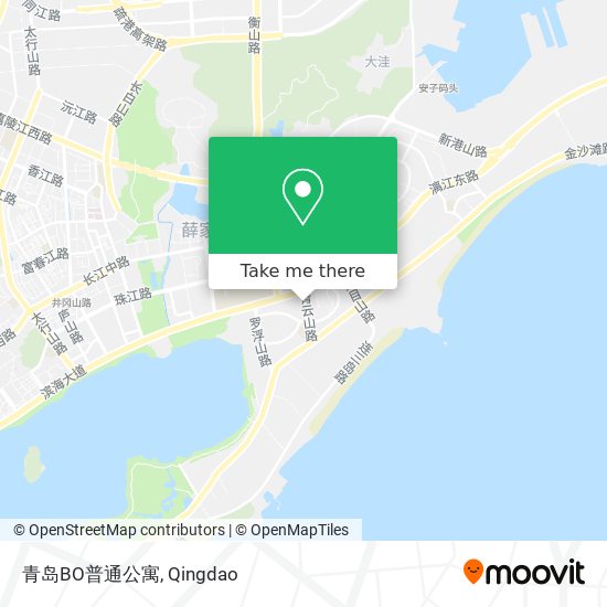 青岛BO普通公寓 map