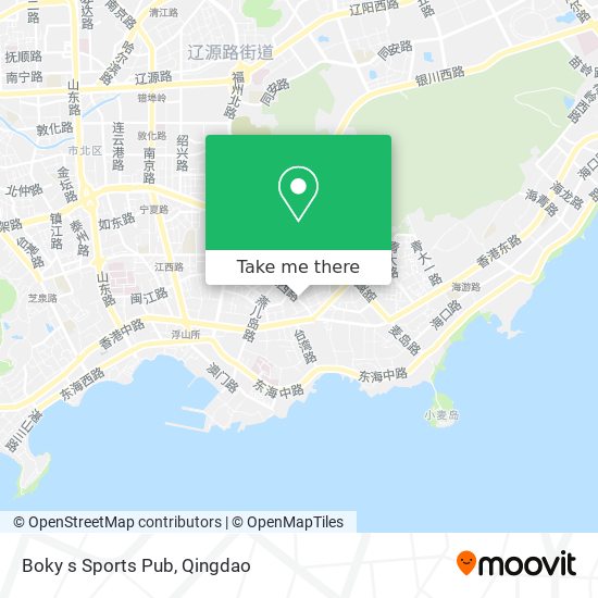 Boky s Sports Pub map