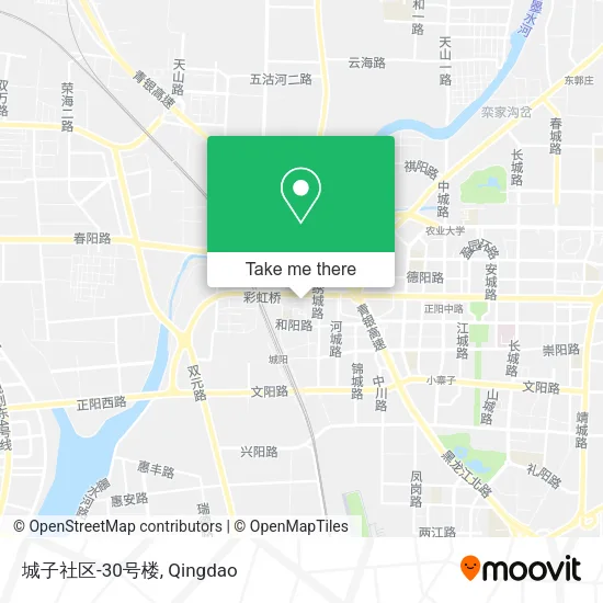 城子社区-30号楼 map