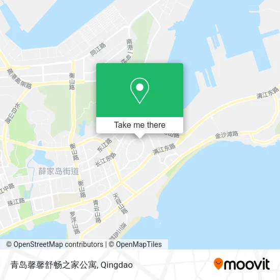 青岛馨馨舒畅之家公寓 map