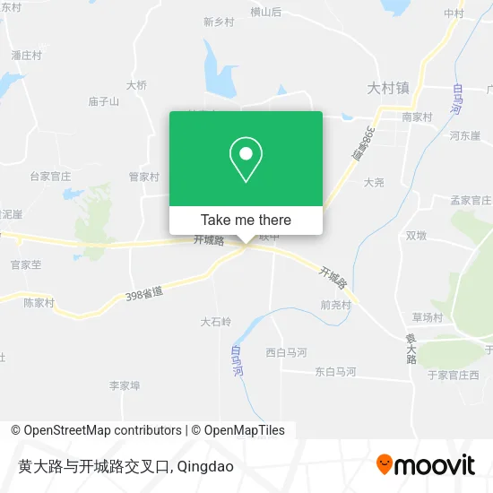黄大路与开城路交叉口 map