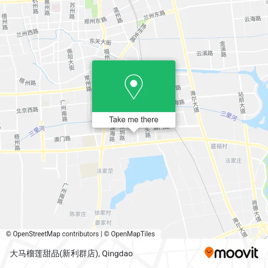 大马榴莲甜品(新利群店) map