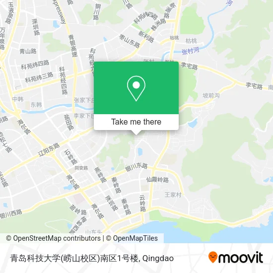 青岛科技大学(崂山校区)南区1号楼 map