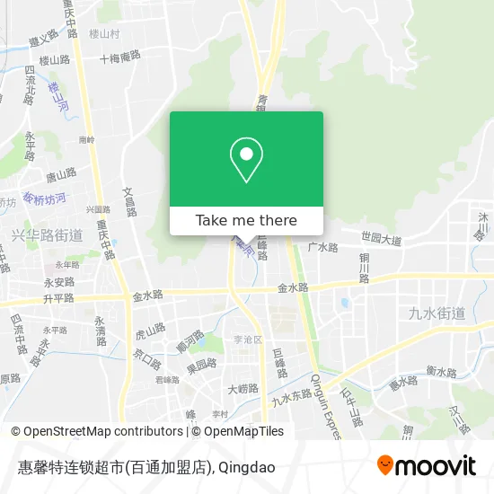 惠馨特连锁超市(百通加盟店) map