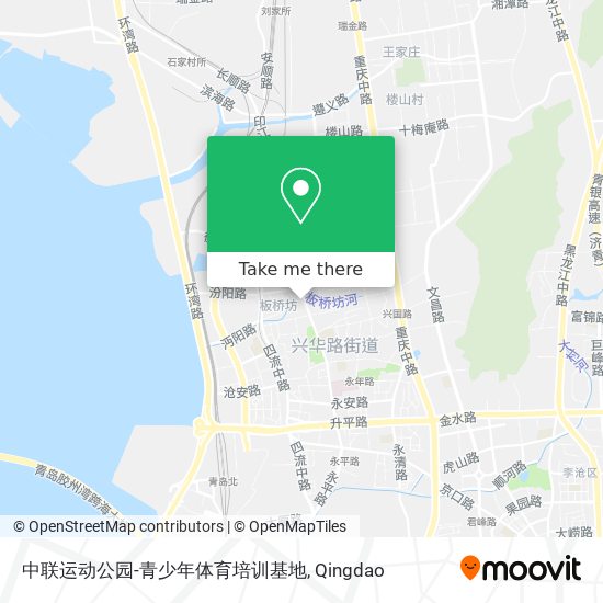 中联运动公园-青少年体育培训基地 map