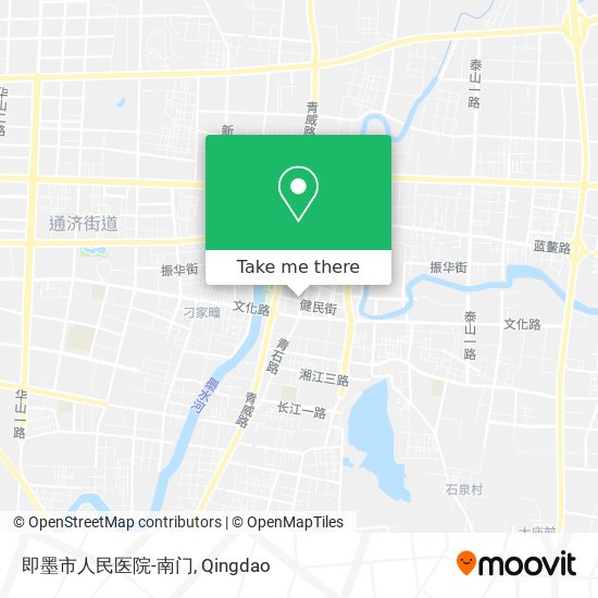 即墨市人民医院-南门 map