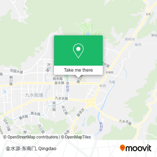 金水源-东南门 map