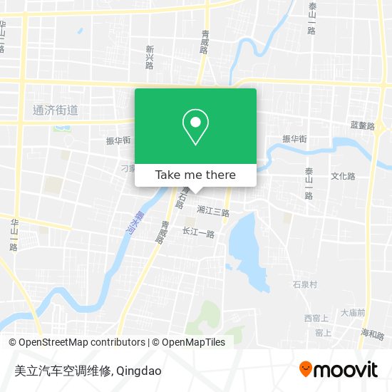 美立汽车空调维修 map