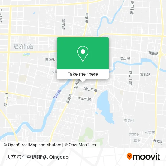 美立汽车空调维修 map