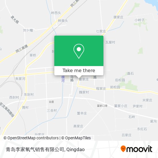 青岛李家氧气销售有限公司 map