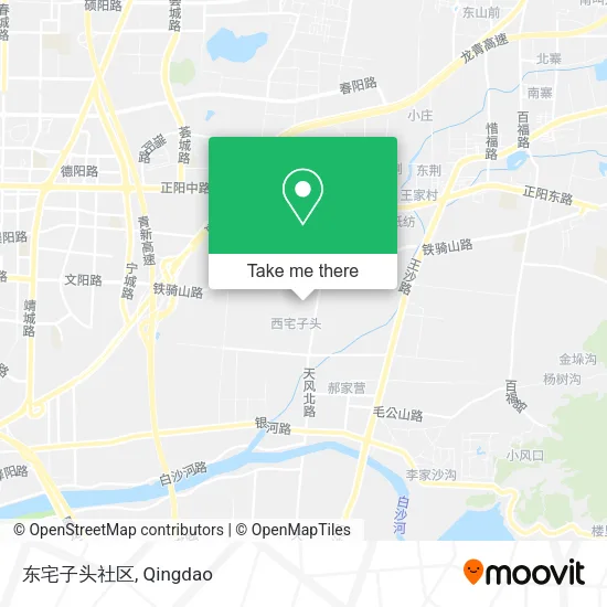 东宅子头社区 map