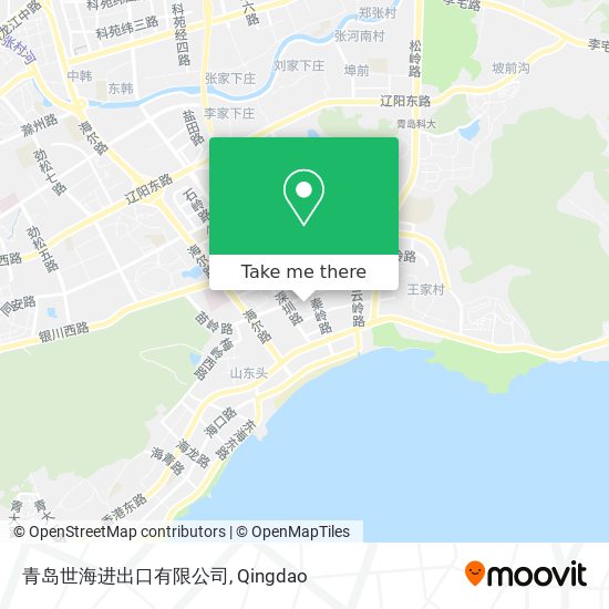 青岛世海进出口有限公司 map