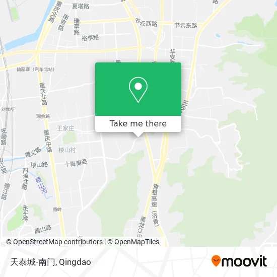 天泰城-南门 map