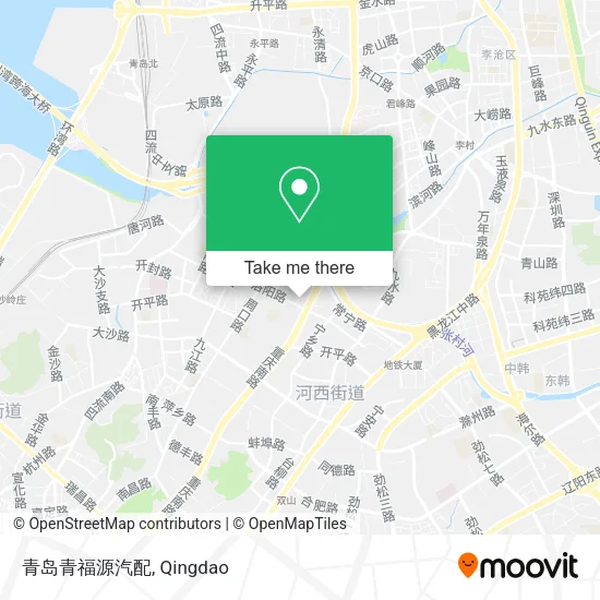 青岛青福源汽配 map