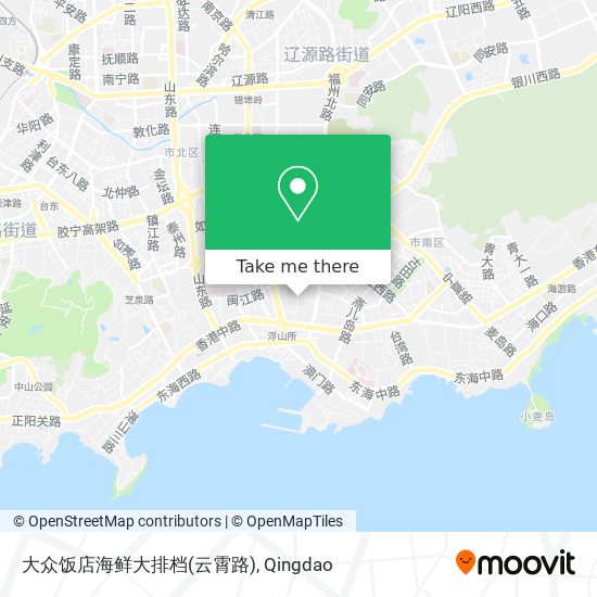 大众饭店海鲜大排档(云霄路) map