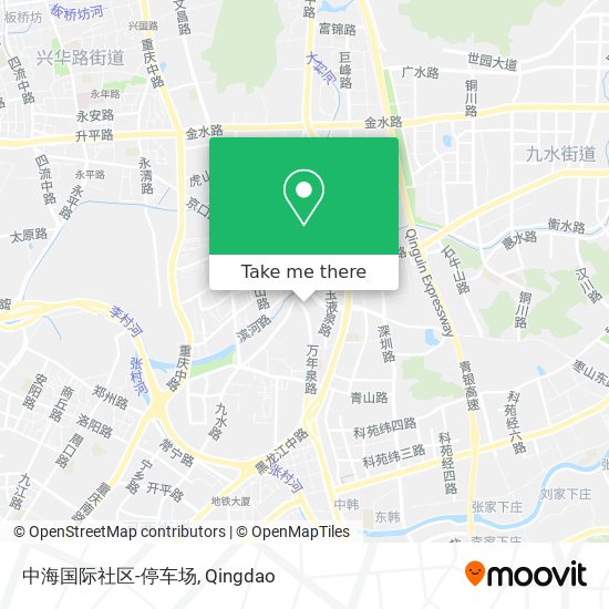 中海国际社区-停车场 map