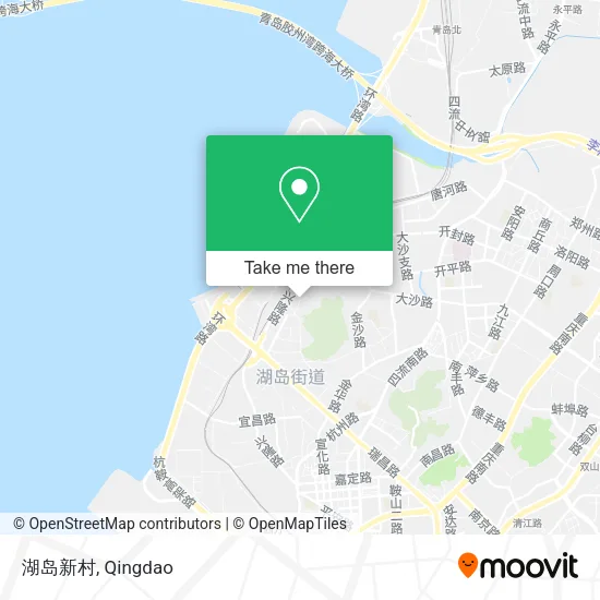 湖岛新村 map